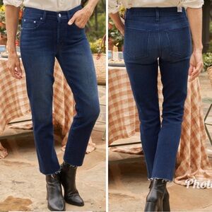 Frank & Eileen Dark Blue Ankle Jeans